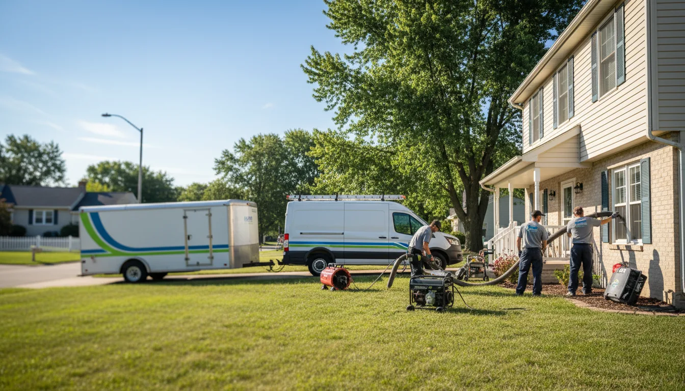 Flooded Basement Restoration And Cleanup With Repair in Devils Lake, ND near me